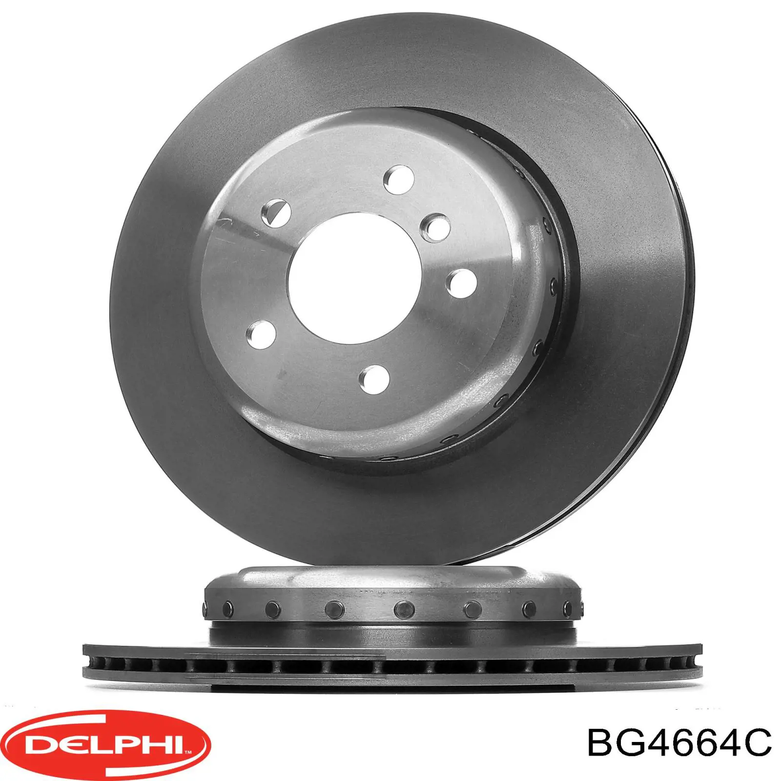 BG4664C Delphi Disco do freio traseiro