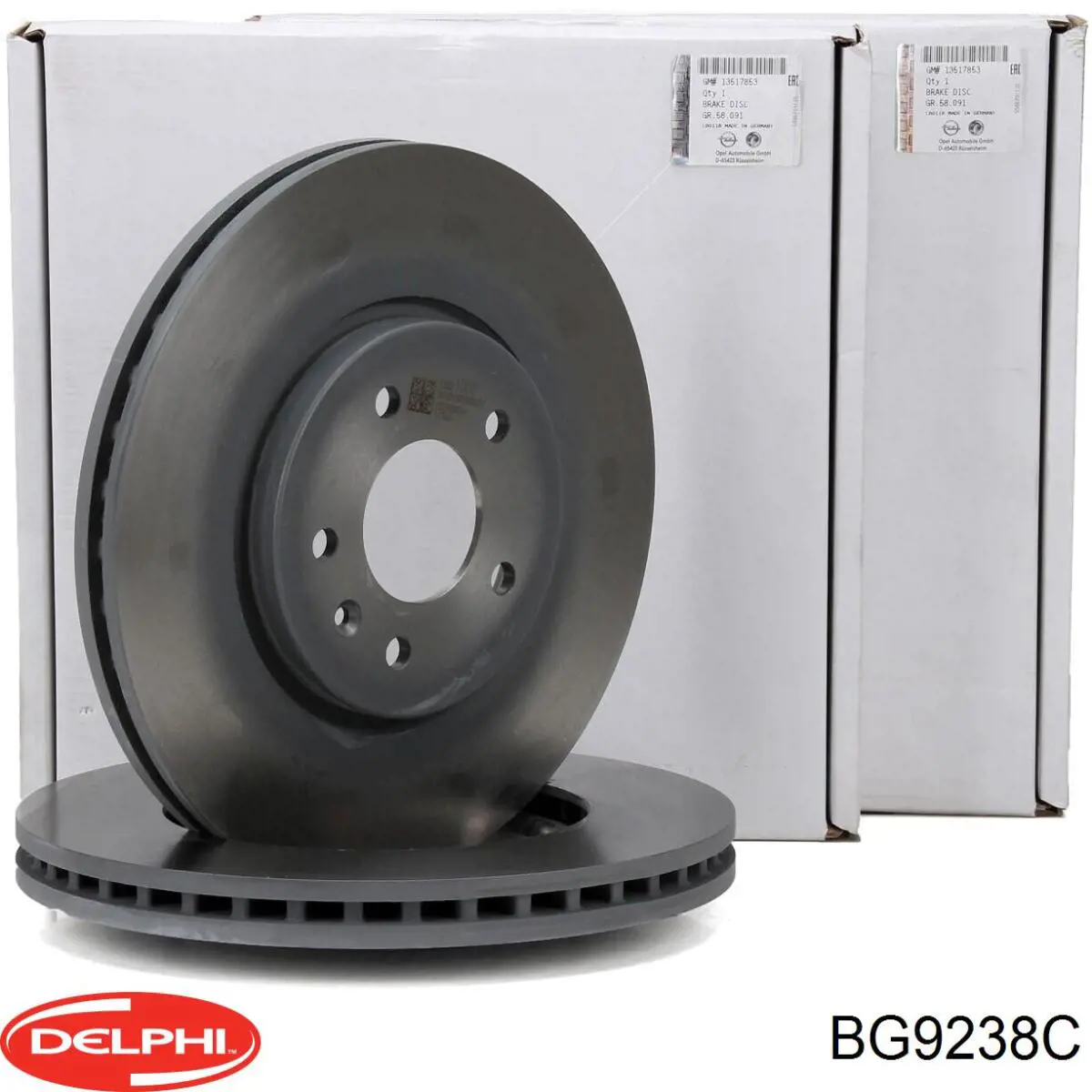 Compre BG9238C Delphi Disco do freio dianteiro