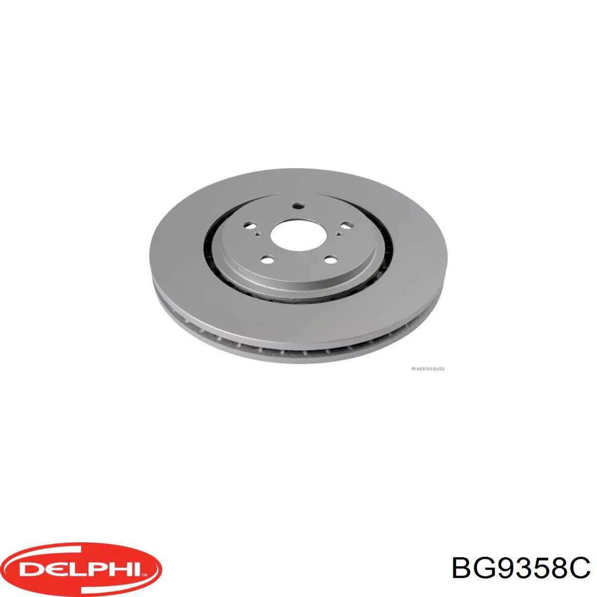 BG9358C Delphi Disco do freio dianteiro