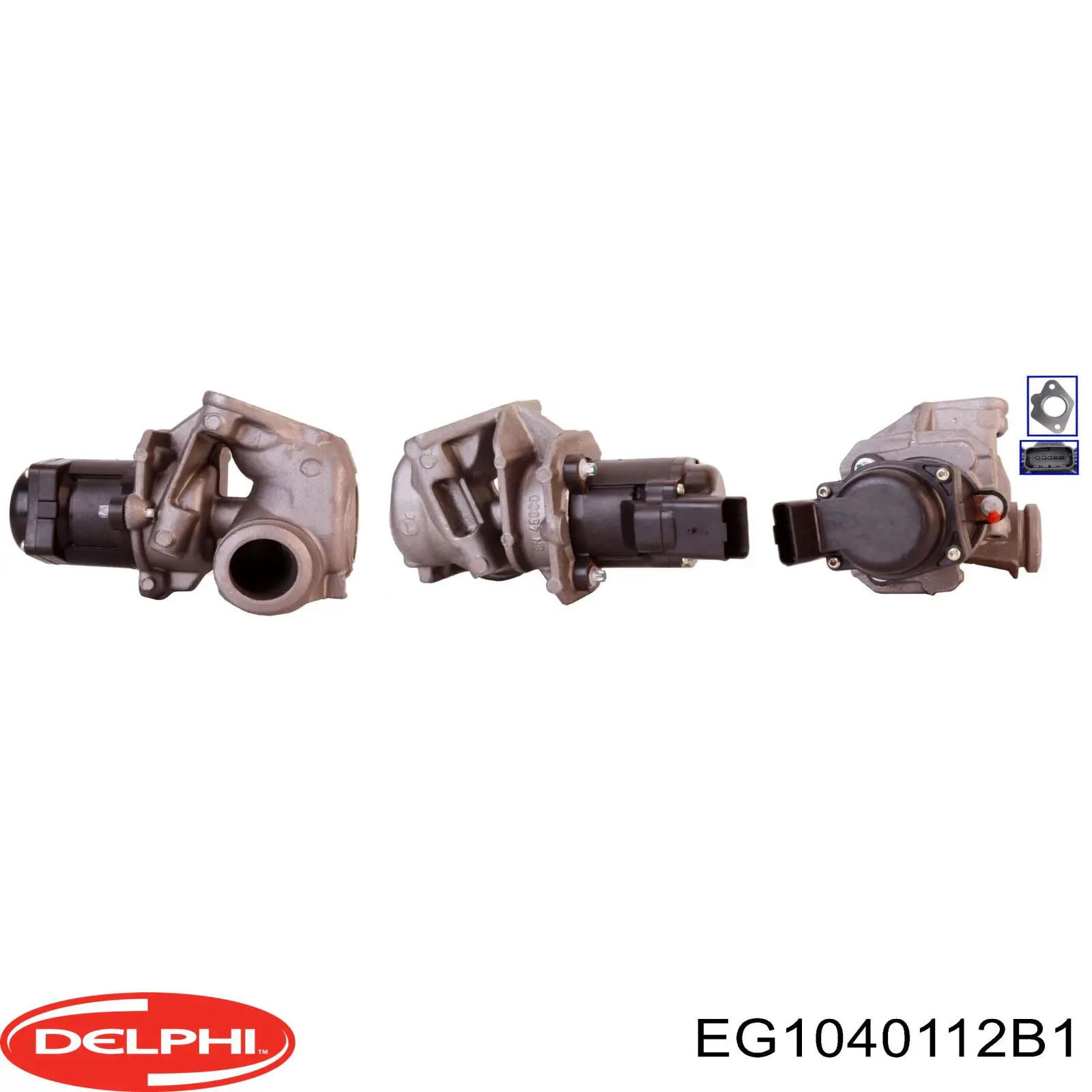 Compre EG1040112B1 Delphi Válvula EGR de recirculação dos gases