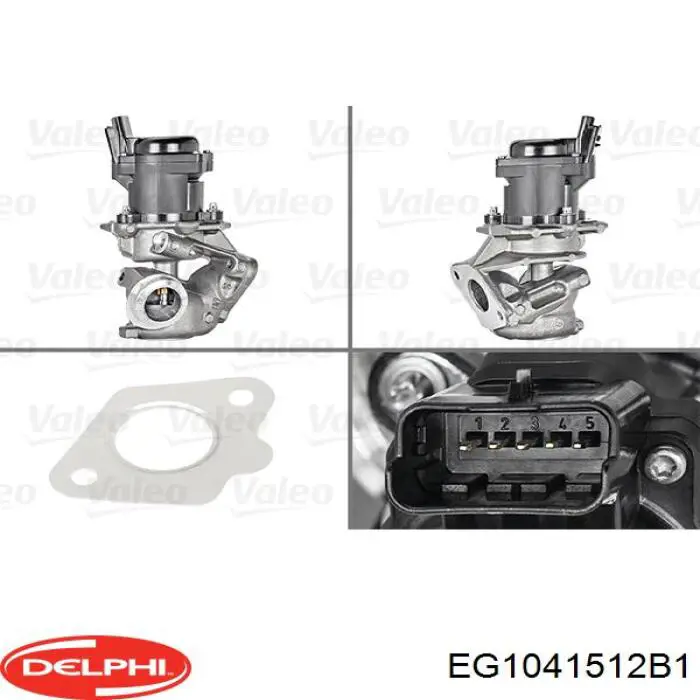 Válvula EGR de recirculação dos gases Delphi EG1041512B1 preço, a partir de 81,71 USD