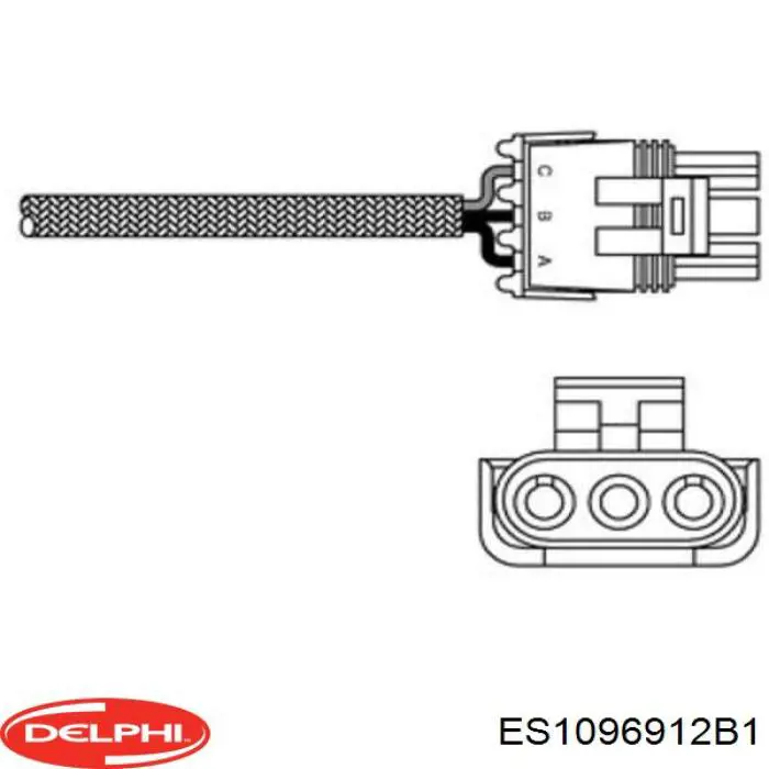 Sonda lambda, sensor de oxigênio Delphi ES1096912B1 preço, a partir de 73,21 USD
