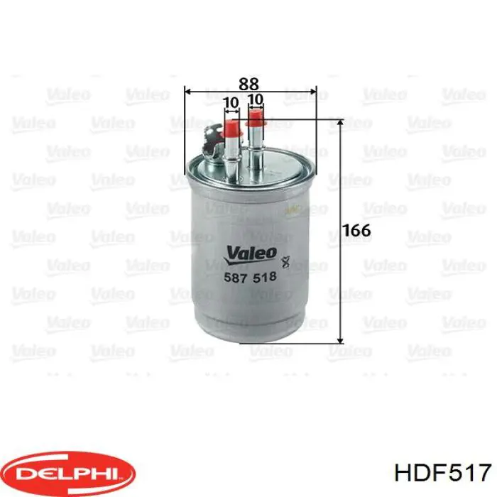 Compre HDF517 Delphi Filtro de combustível