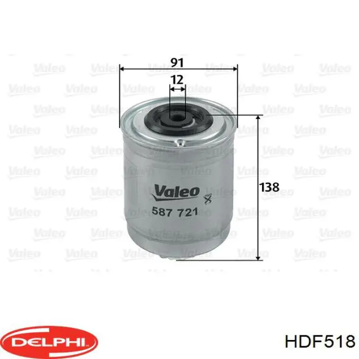 Compre HDF518 Delphi Filtro de combustível