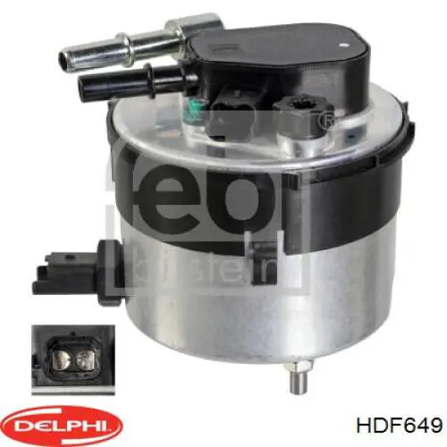 Compre HDF649 Delphi Filtro de combustível
