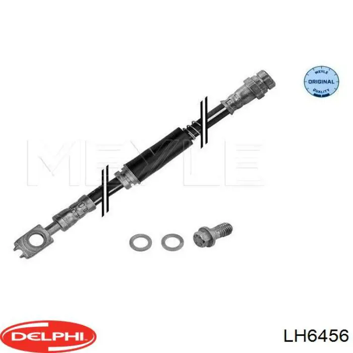 Compre LH6456 Delphi Mangueira do freio dianteira