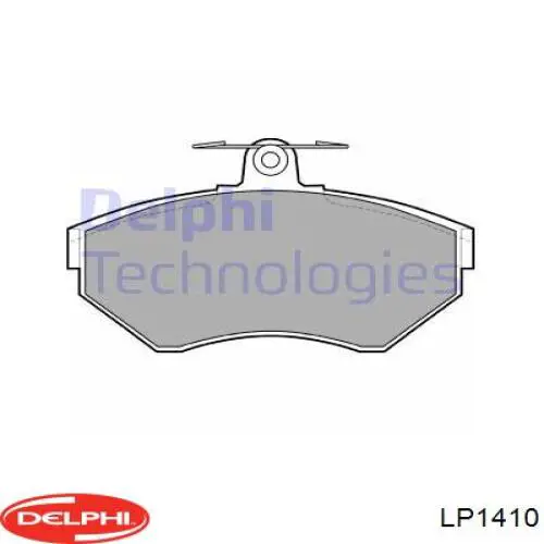 Sapatas do freio dianteiras de disco Delphi LP1410 preço, a partir de 41,07 USD