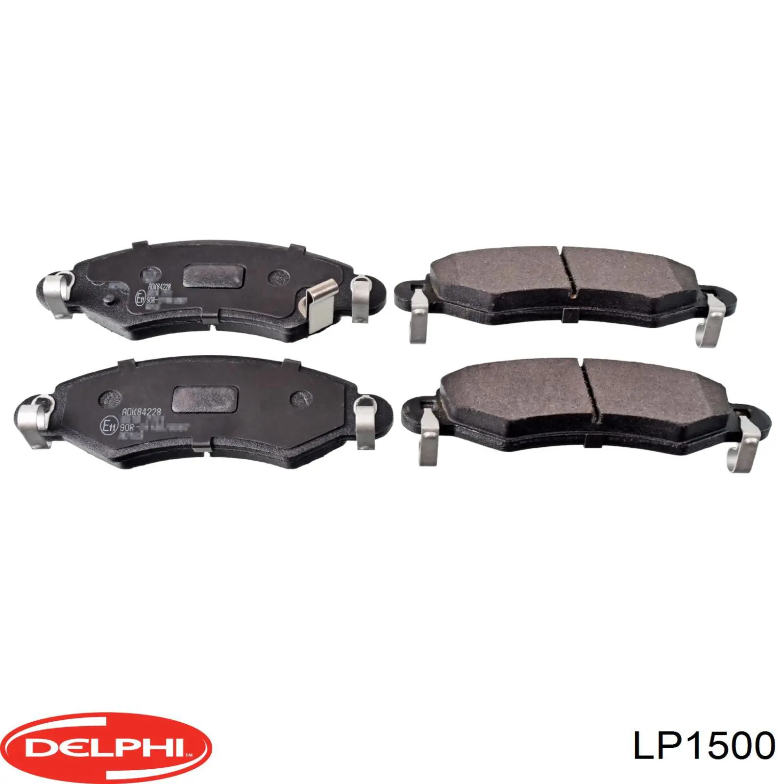 Sapatas do freio dianteiras de disco Delphi LP1500 preço, a partir de 31,05 USD