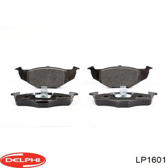 Sapatas do freio dianteiras de disco Delphi LP1601 preço, a partir de 26,37 USD