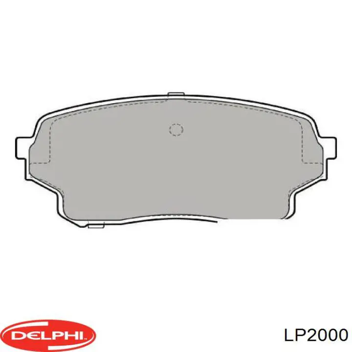 Sapatas do freio dianteiras de disco Delphi LP2000 preço, a partir de 36,51 USD