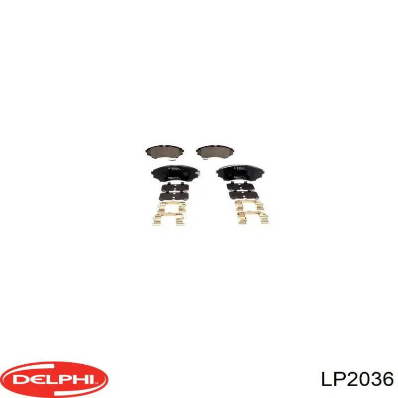 Compre LP2036 Delphi Sapatas do freio dianteiras de disco