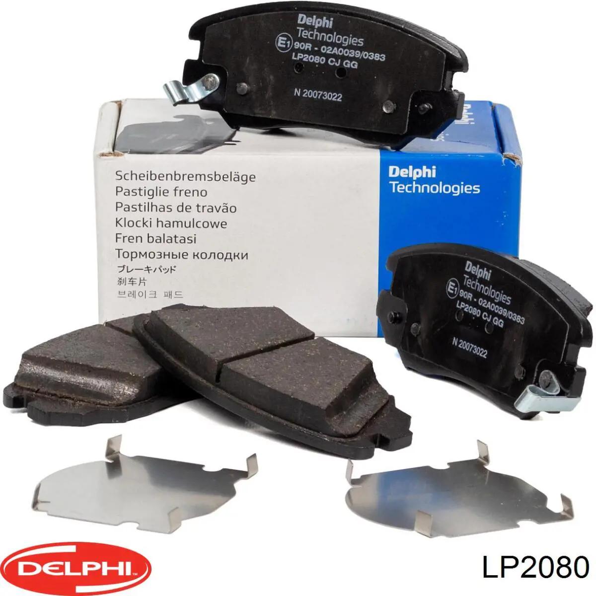 Sapatas do freio dianteiras de disco Delphi LP2080 preço, a partir de 40,55 USD