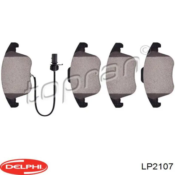 Sapatas do freio dianteiras de disco Delphi LP2107 preço, a partir de 45,42 USD