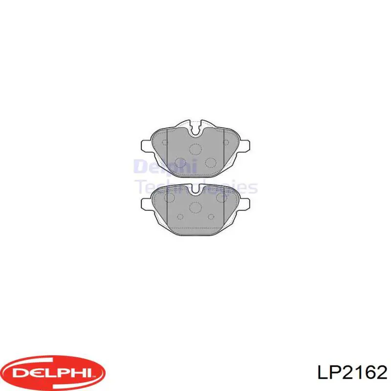 Compre LP2162 Delphi Sapatas do freio traseiras de disco