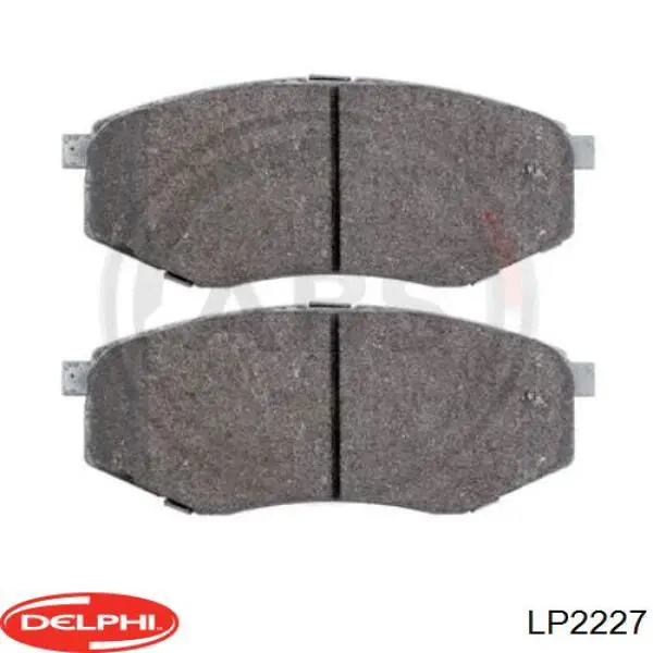 Compre LP2227 Delphi Sapatas do freio dianteiras de disco