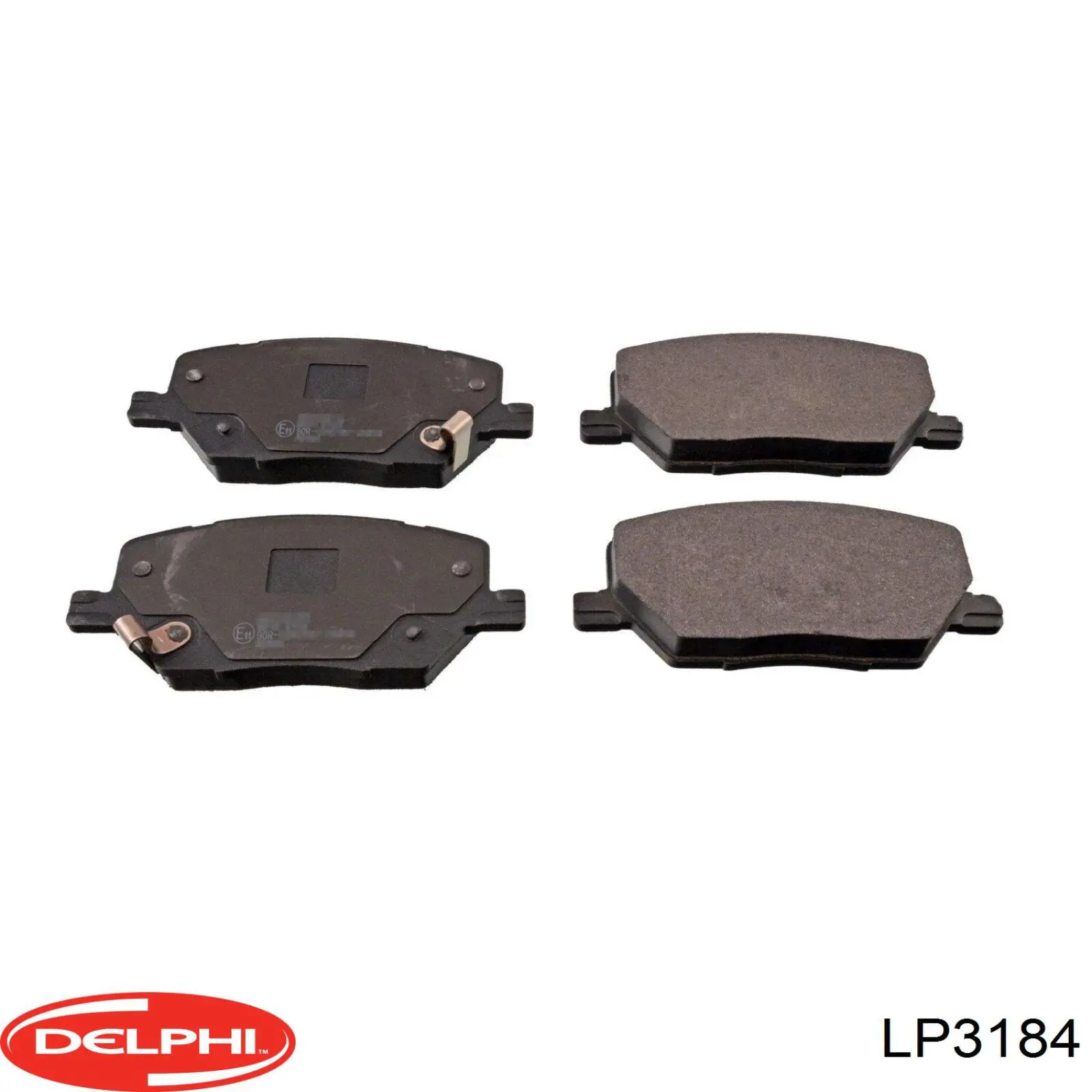 Sapatas do freio dianteiras de disco Delphi LP3184 preço, a partir de 33,05 USD