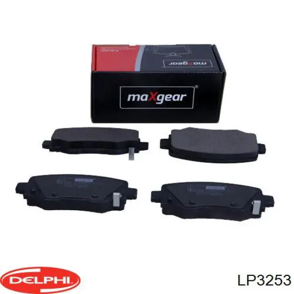 Compre LP3253 Delphi Sapatas do freio traseiras de disco