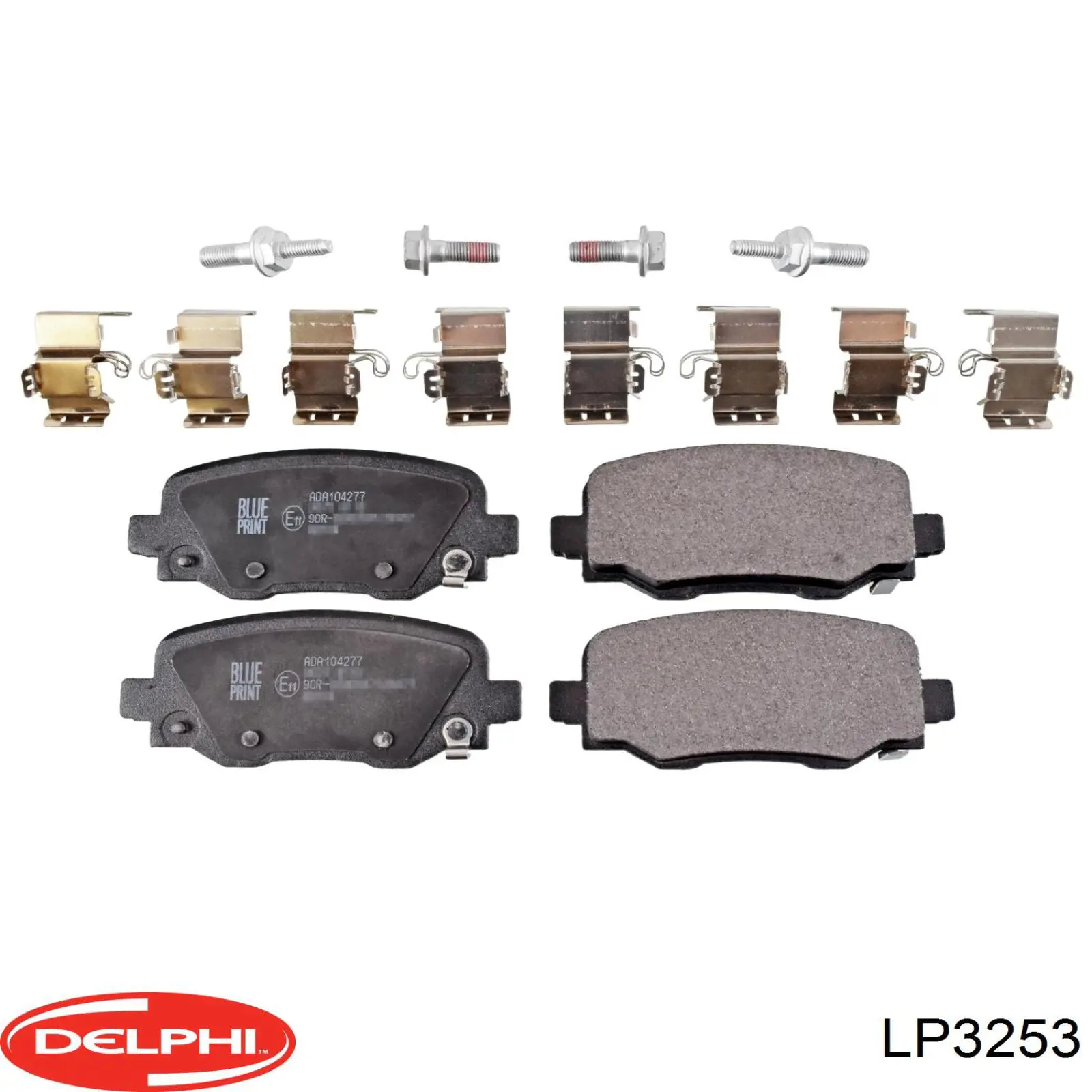 Sapatas do freio traseiras de disco Delphi LP3253 preço, a partir de 32,05 USD