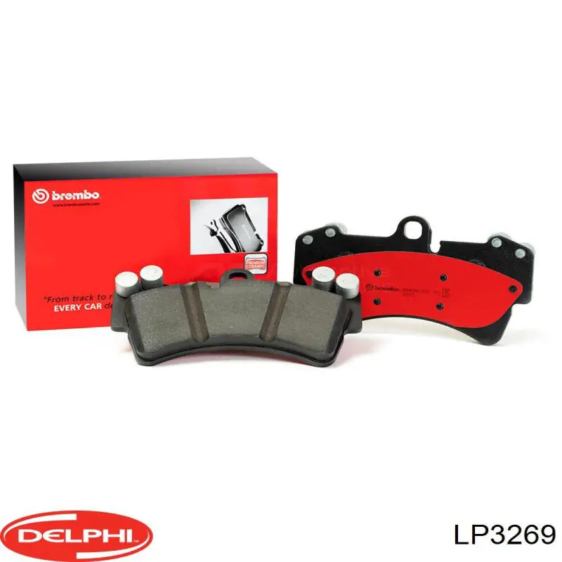 Sapatas do freio dianteiras de disco Delphi LP3269 preço, a partir de 61,01 USD