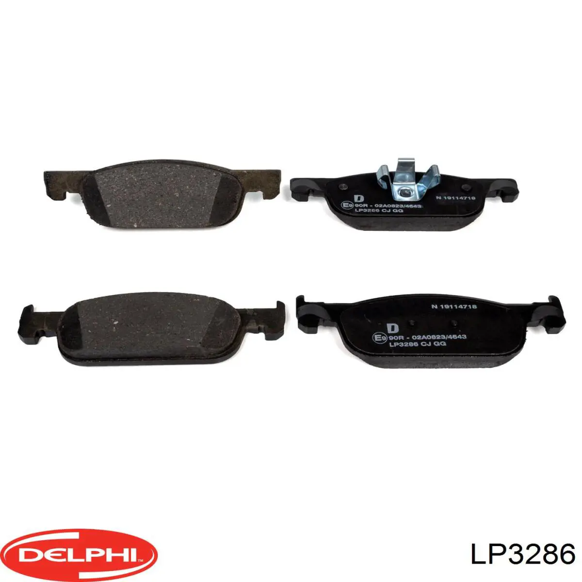 Sapatas do freio dianteiras de disco Delphi LP3286 preço, a partir de 28,91 USD