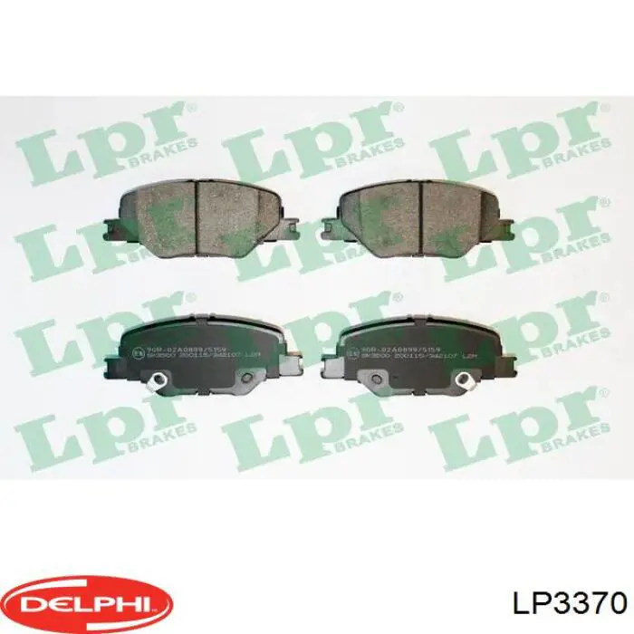 Sapatas do freio dianteiras de disco 84124408 Opel