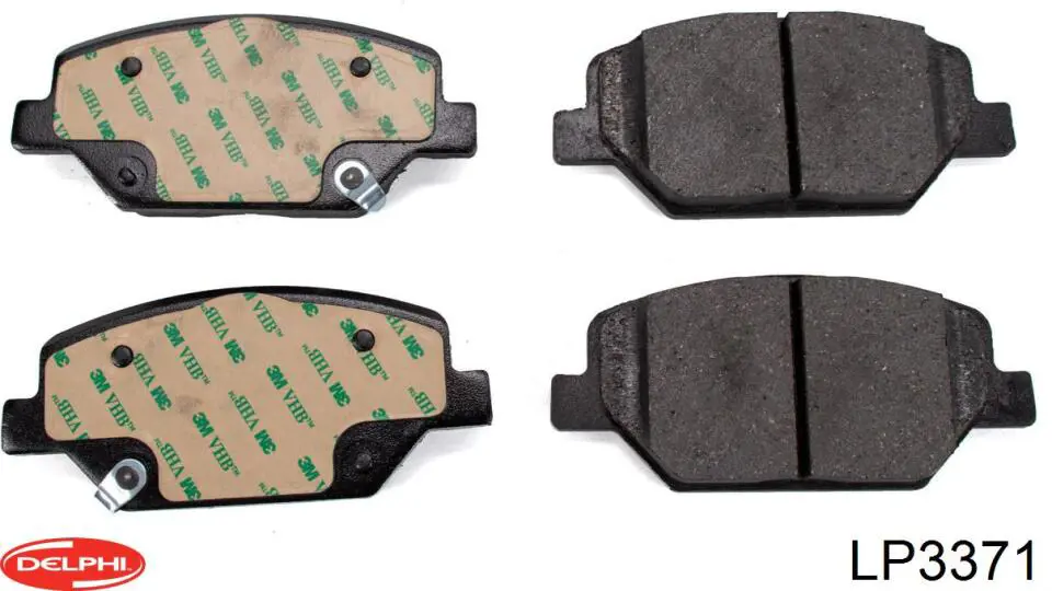 Sapatas do freio dianteiras de disco Delphi LP3371 preço, a partir de 57,43 USD