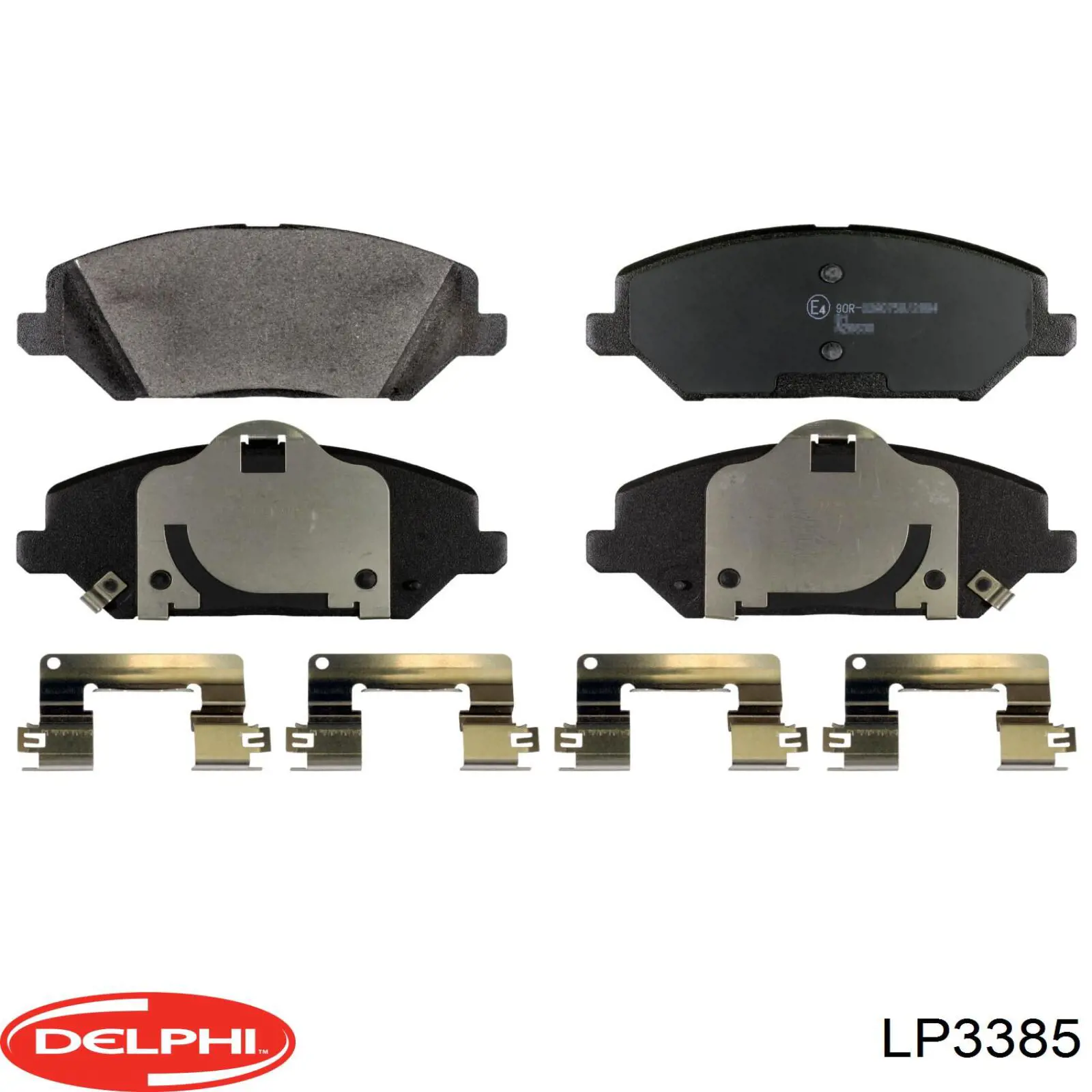 Sapatas do freio dianteiras de disco Delphi LP3385 preço, a partir de 40,48 USD