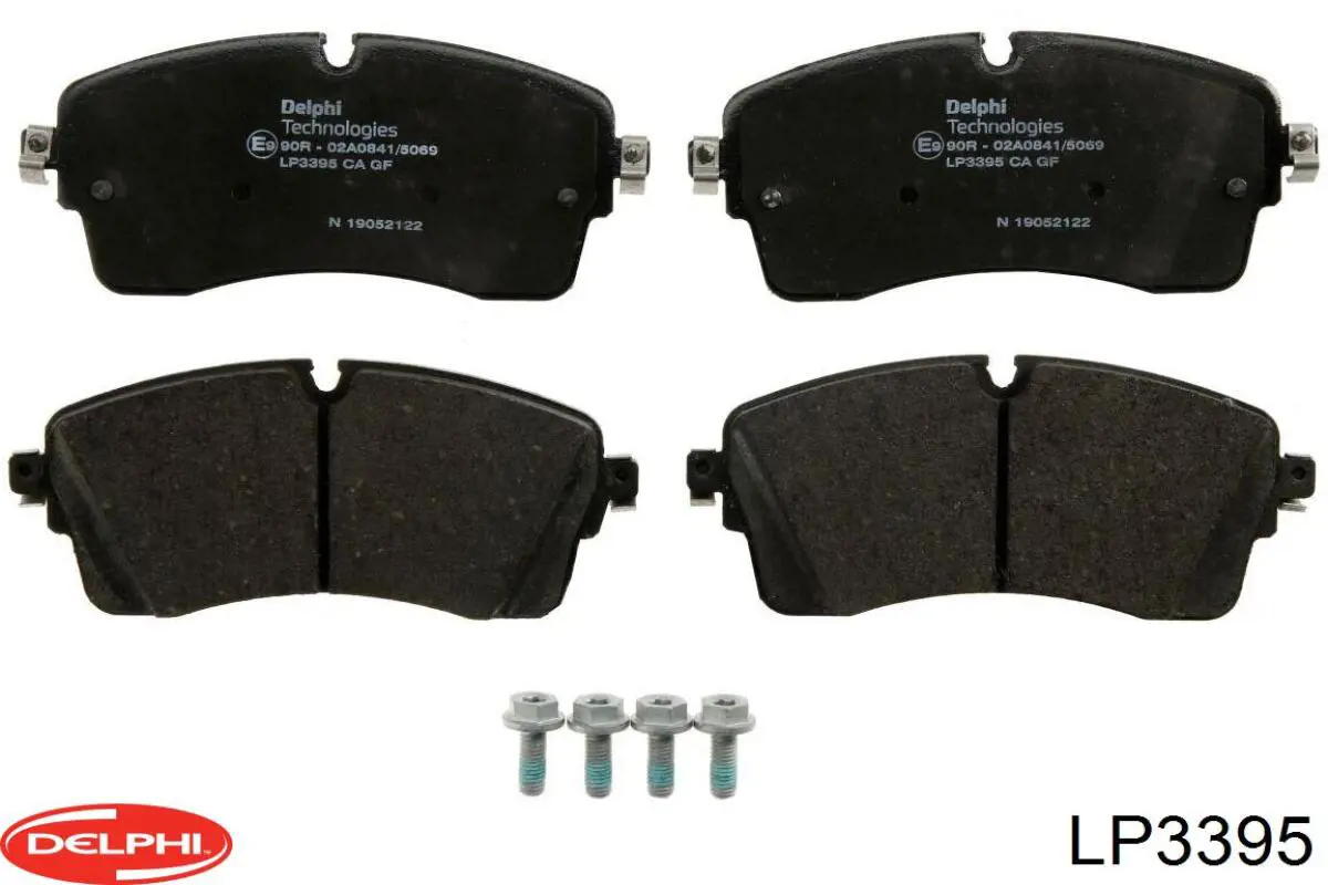 Sapatas do freio dianteiras de disco LR091308 Land Rover