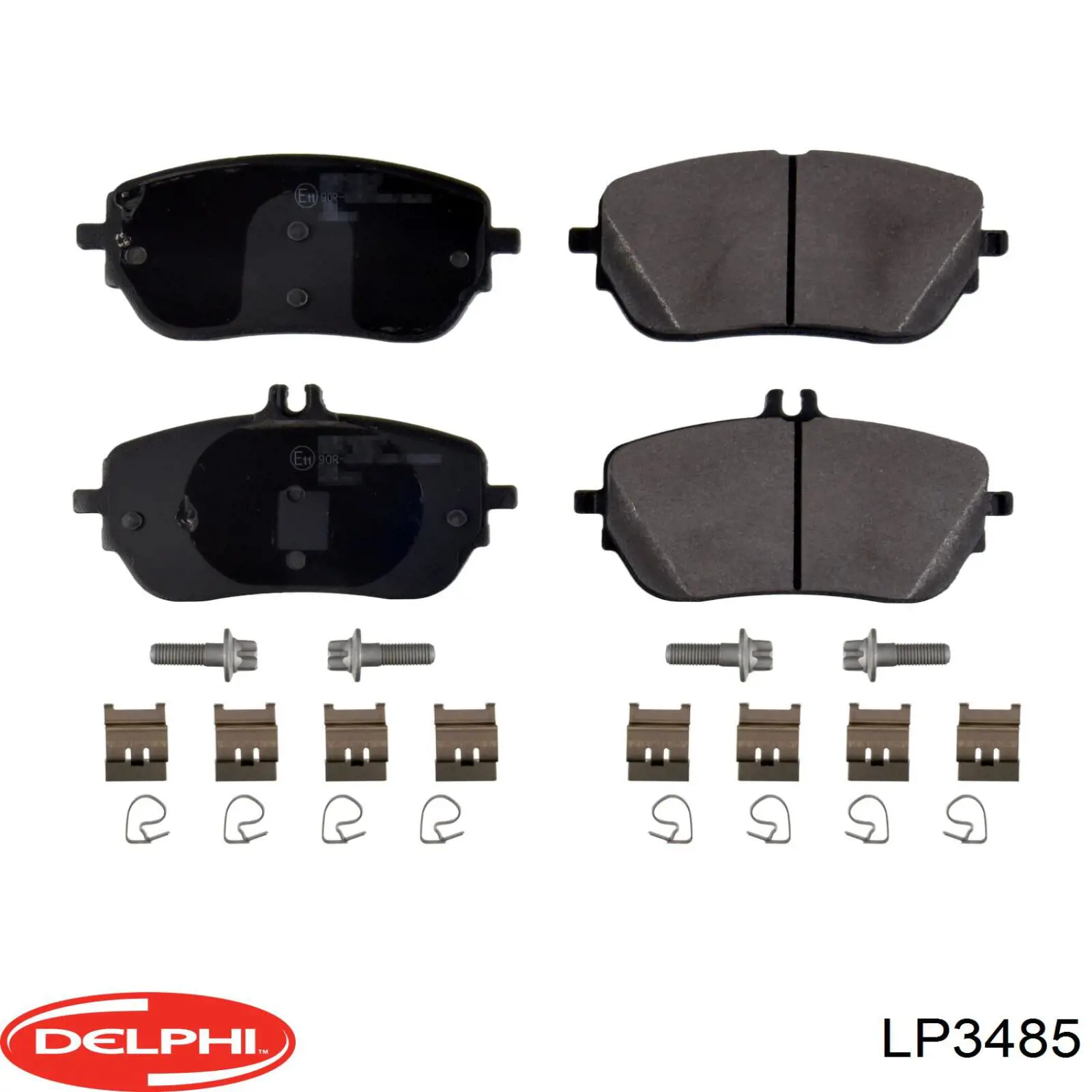 Sapatas do freio dianteiras de disco KTJX612K021AED Ford