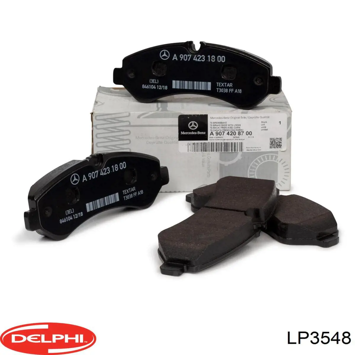 Compre A9074208700 Mercedes Sapatas do freio traseiras de disco