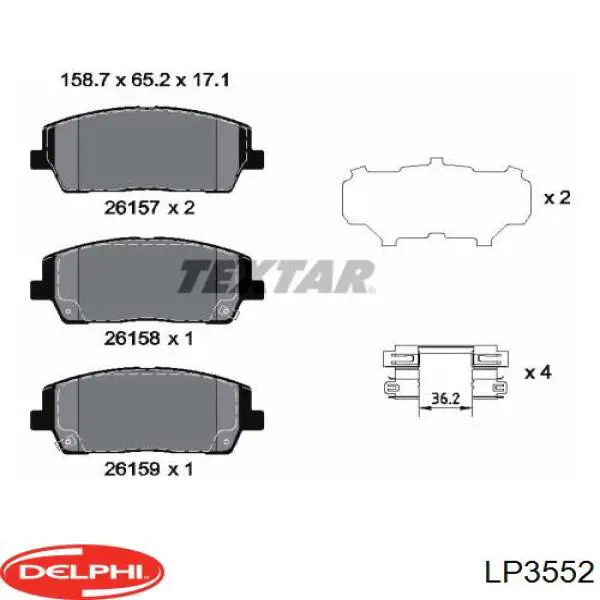 Compre 58101C5A75 Hyundai/Kia Sapatas do freio dianteiras de disco
