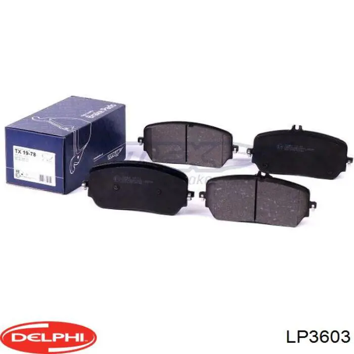 Sapatas do freio dianteiras de disco 0004203802 Mercedes