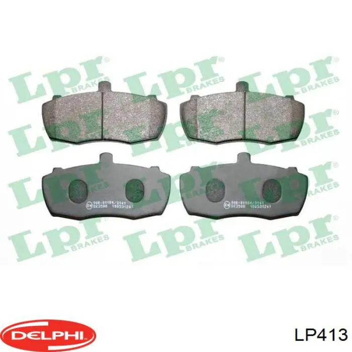 Sapatas do freio dianteiras de disco Delphi LP413 preço, a partir de 43,22 USD