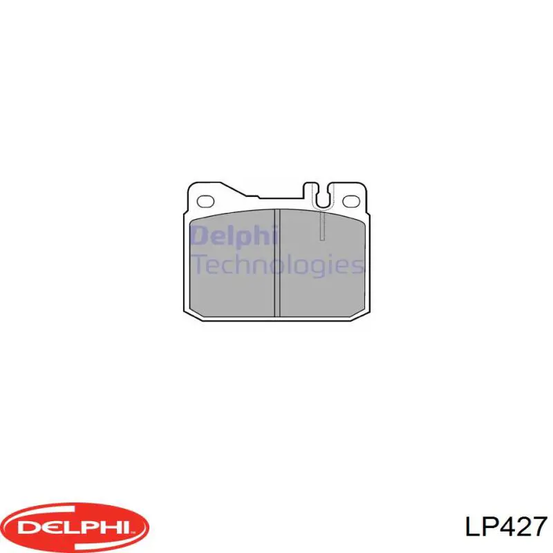 Sapatas do freio dianteiras de disco Delphi LP427 preço, a partir de 25,57 USD