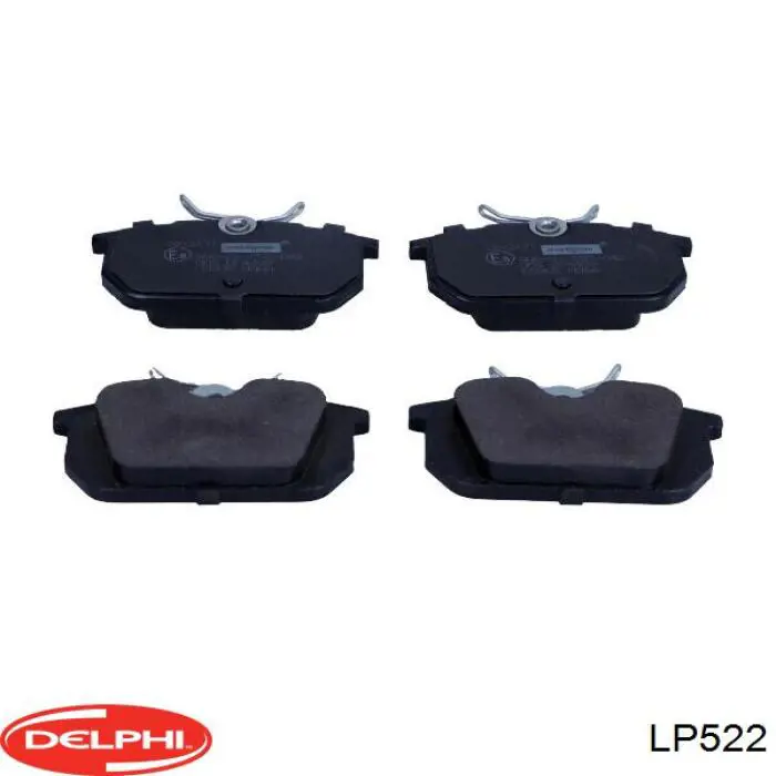Sapatas do freio traseiras de disco Delphi LP522 preço, a partir de 24,28 USD