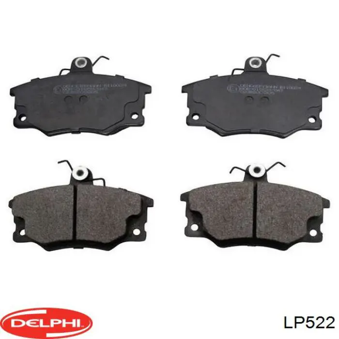 Compre LP522 Delphi Sapatas do freio traseiras de disco