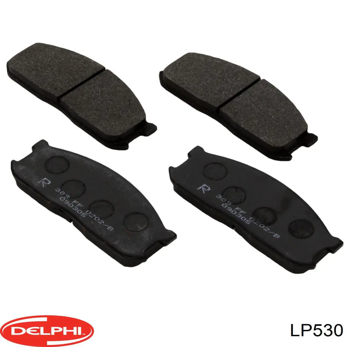 Compre LP530 Delphi Sapatas do freio dianteiras de disco