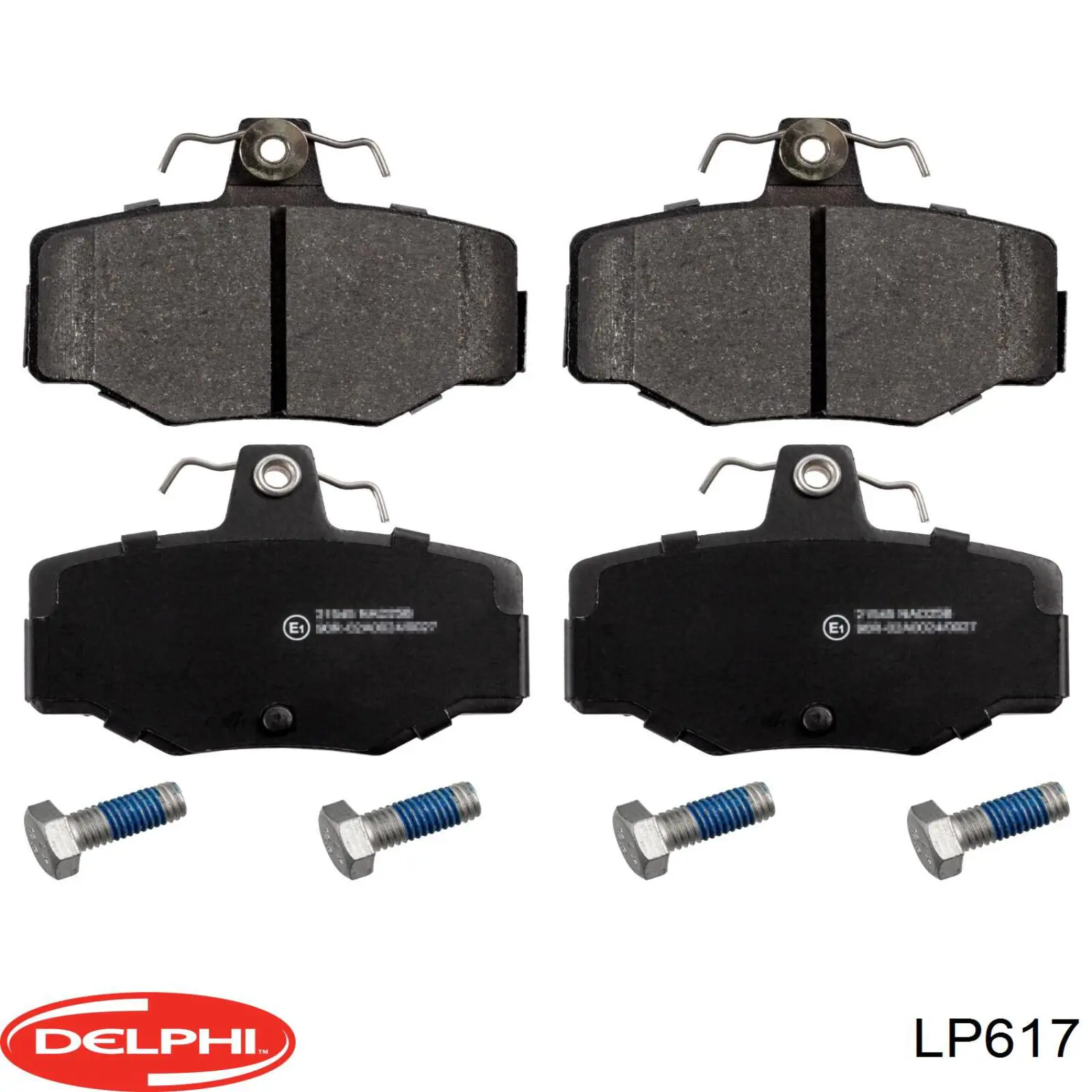 Compre LP617 Delphi Sapatas do freio traseiras de disco