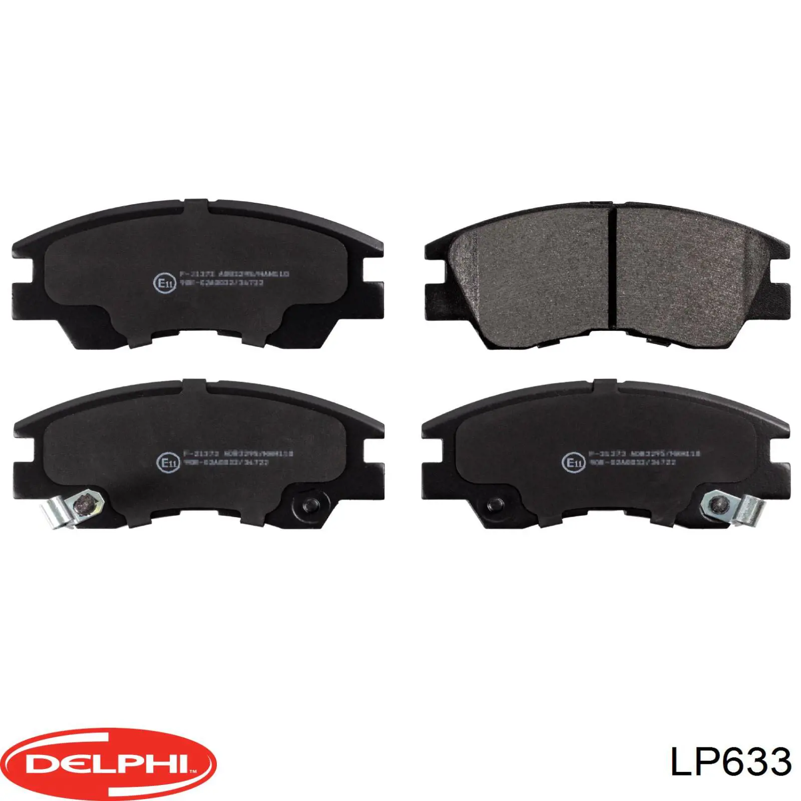 Sapatas do freio dianteiras de disco Delphi LP633 preço, a partir de 27,53 USD