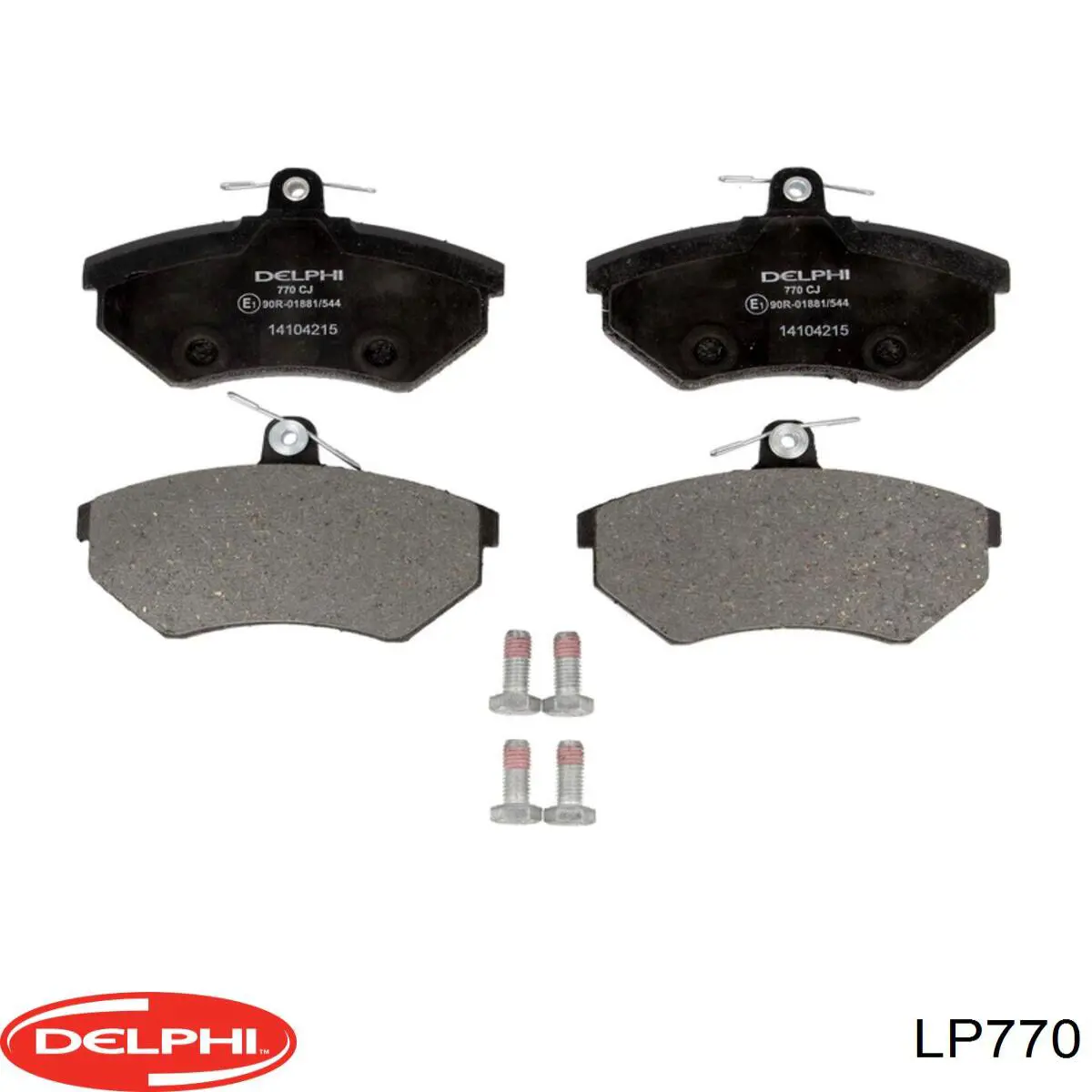 Sapatas do freio dianteiras de disco Delphi LP770 preço, a partir de 22,39 USD