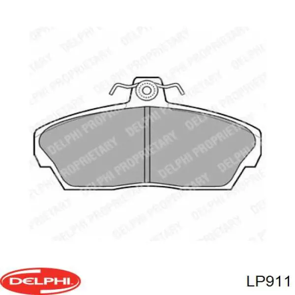 Sapatas do freio dianteiras de disco Delphi LP911 preço, a partir de 26,28 USD