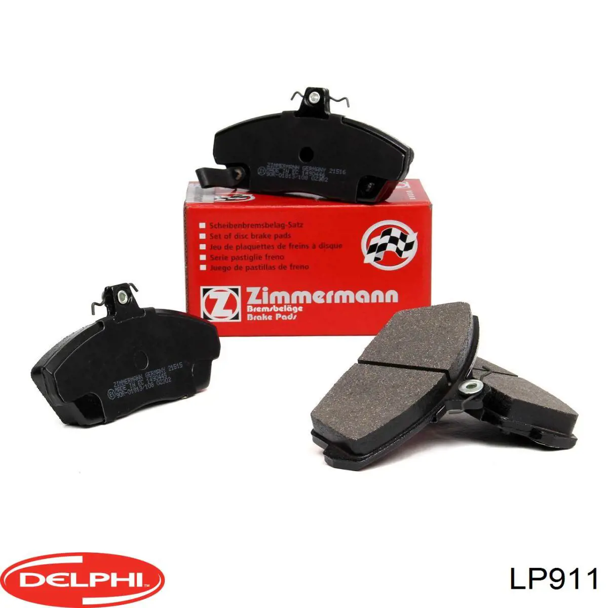 Compre LP911 Delphi Sapatas do freio dianteiras de disco