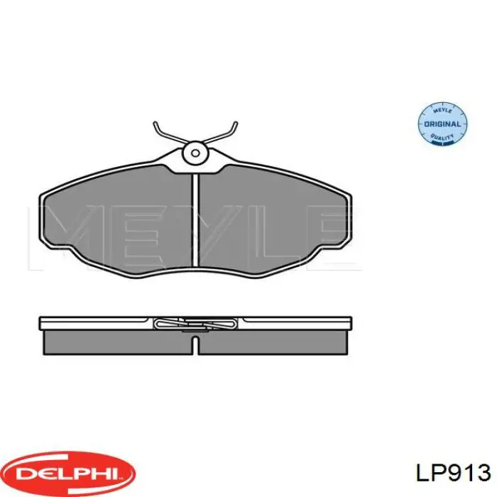 Compre LP913 Delphi Sapatas do freio dianteiras de disco