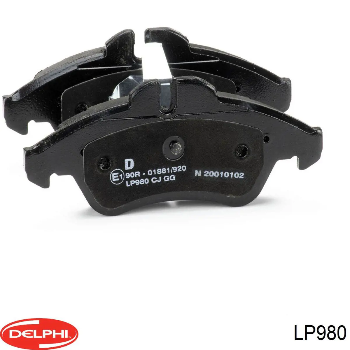 Sapatas do freio dianteiras de disco Delphi LP980 preço, a partir de 29,98 USD