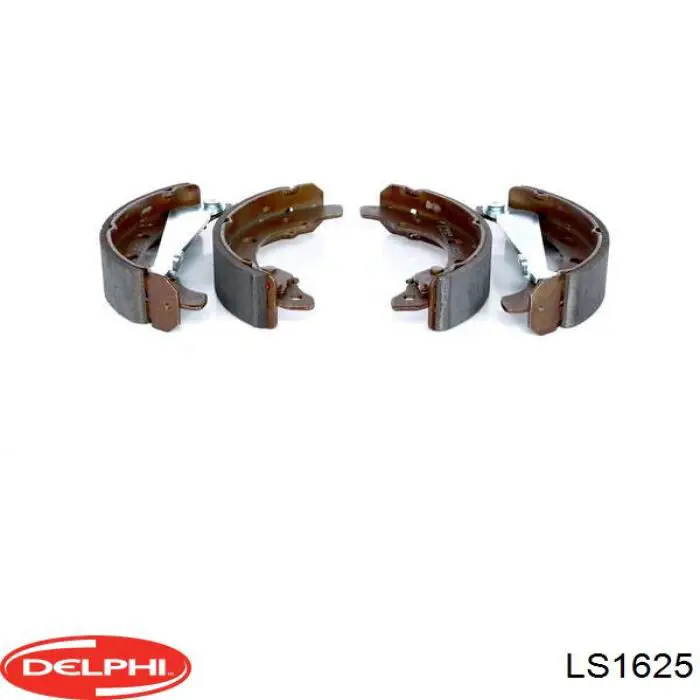 Compre LS1625 Delphi Sapatas do freio traseiras de tambor
