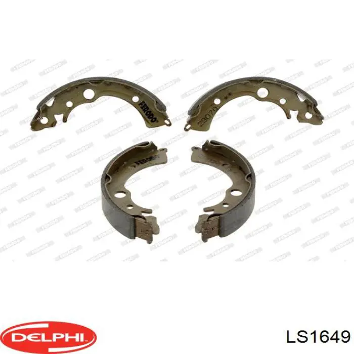 Compre LS1649 Delphi Sapatas do freio traseiras de tambor