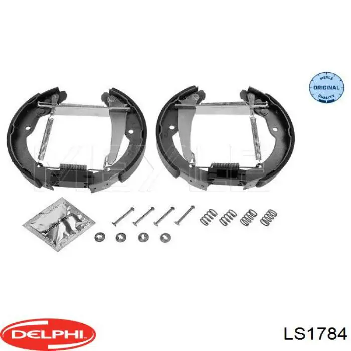Sapatas do freio traseiras de tambor Delphi LS1784 preço, a partir de 31,94 USD