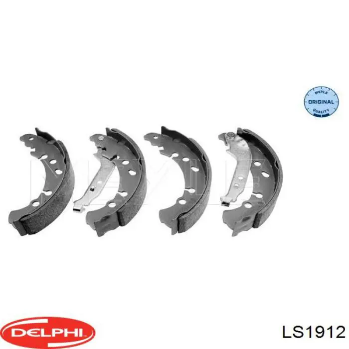 Sapatas do freio traseiras de tambor Delphi LS1912 preço, a partir de 34,13 USD