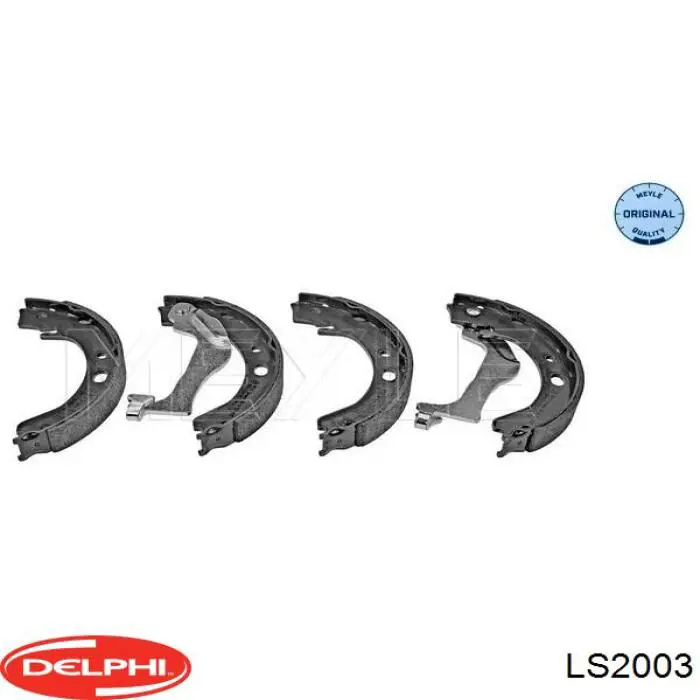 Compre LS2003 Delphi Sapatas do freio traseiras de tambor