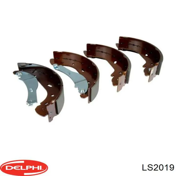 Compre LS2019 Delphi Sapatas do freio traseiras de tambor